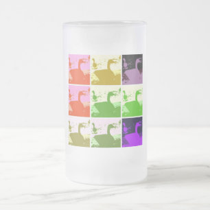 Taza De Cristal Esmerilado Patos mallorquines