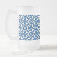 Patrón Boho en Azul – Elegante y Audaz