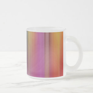 Taza De Cristal Esmerilado patrón de color 7