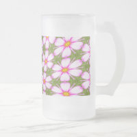 Patrón de flores de cosmos