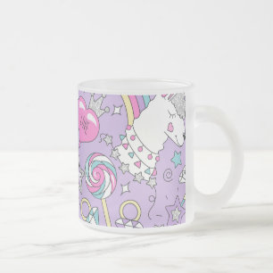 Taza De Cristal Esmerilado Patrón de llamada 1