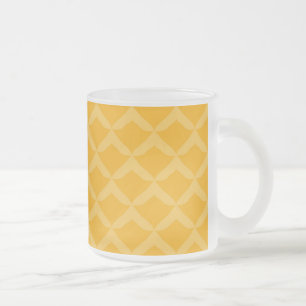 Taza De Cristal Esmerilado Patrón de piña...
