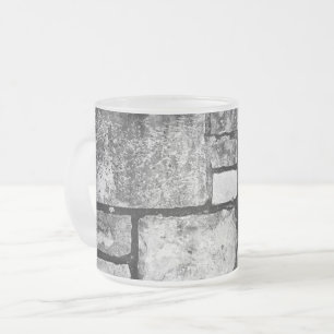 Taza De Cristal Esmerilado Patrones de masonería - Pared Jardín 2