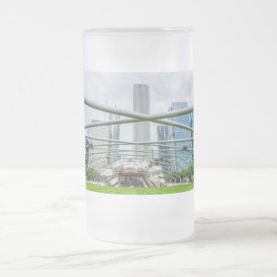 Taza De Cristal Esmerilado Pavilion Chicago Pritzker