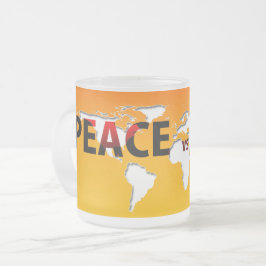 Taza De Cristal Esmerilado Paz vs. Muertes morfina de guerra