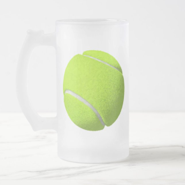 Taza De Cristal Esmerilado Pelota de tenis (Izquierda)