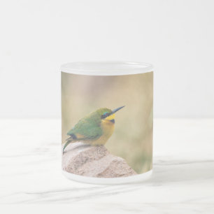 Taza De Cristal Esmerilado Pequeño comensal de abejas