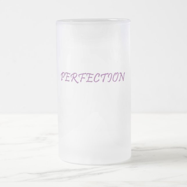 TAZA DE CRISTAL ESMERILADO PERFECCIÓN (Centro)