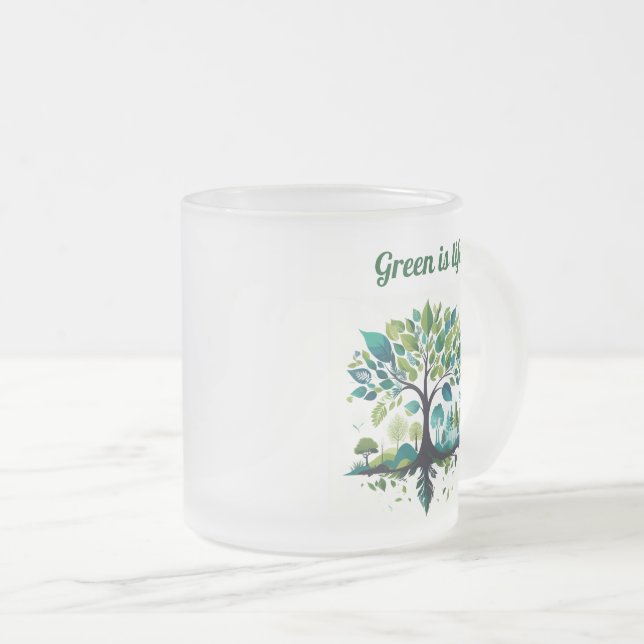 Taza De Cristal Esmerilado Perfekte Geschenkidee für Kaffeeliebhaber (Anverso derecho)