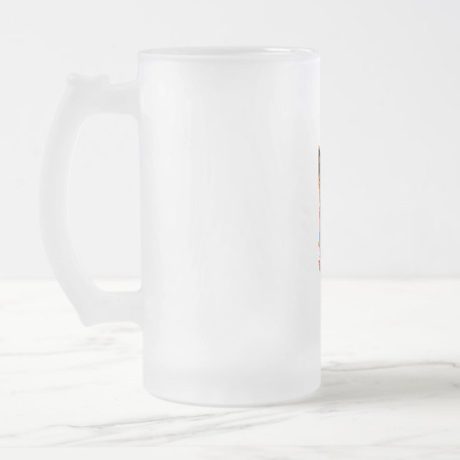 Taza De Cristal Esmerilado perro (Izquierda)