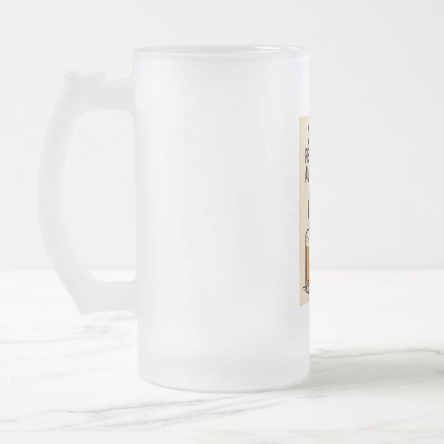 Taza De Cristal Esmerilado Perro (Izquierda)