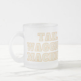 Taza De Cristal Esmerilado perro, amor de cachorros