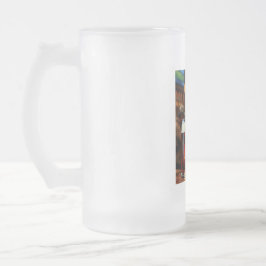 Taza De Cristal Esmerilado Perro de St. Pat