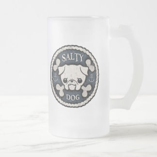 Taza De Cristal Esmerilado Perro salado - BD