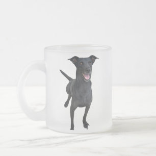Taza De Cristal Esmerilado Perros de Carlos