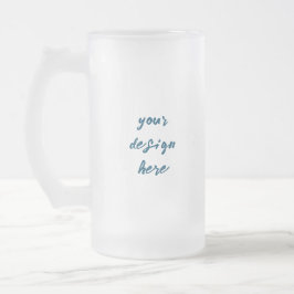 Taza De Cristal Esmerilado Personalización o Personalizar