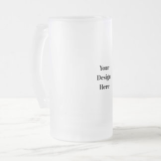 Taza De Cristal Esmerilado Personalización o Personalizar