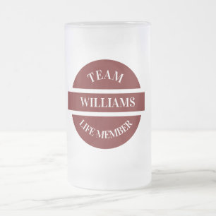 Taza De Cristal Esmerilado Personalizado