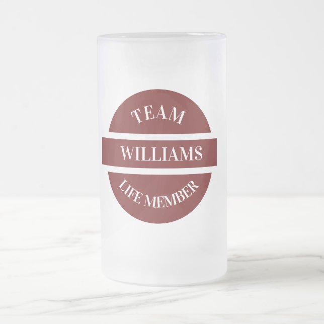 Taza De Cristal Esmerilado Personalizado (Centro)