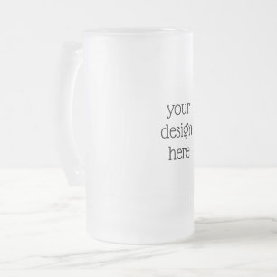 Taza De Cristal Esmerilado Personalizado