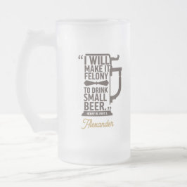 Taza De Cristal Esmerilado Personalizado Simple Moderno Cita De Avena Gracios