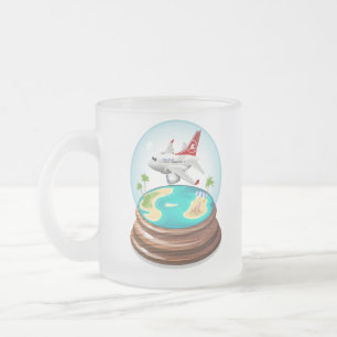 Taza De Cristal Esmerilado Personalizado Summer Cristal Ball
