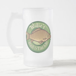 Taza De Cristal Esmerilado Pesca personalizada y tienda de pesquerías de pesc