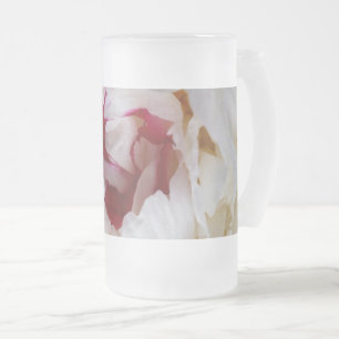 Taza De Cristal Esmerilado Pétalos de Peony