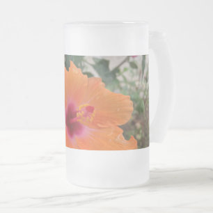 Taza De Cristal Esmerilado Pétalos desgarrados de otoño