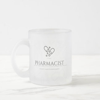 Taza De Cristal Esmerilado Pharmacist Mug – Wear Your Superpower