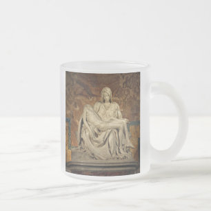 Taza De Cristal Esmerilado Pieta de Miguel Ángel
