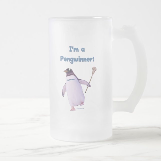Taza De Cristal Esmerilado Pingüino de LaCrosse (Derecha)