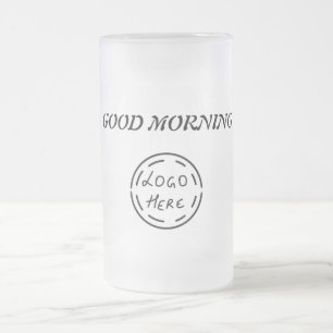 TAZA DE CRISTAL ESMERILADO PINK GOOD DAY MUG
