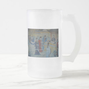 Taza De Cristal Esmerilado Pintura mural china