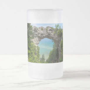 Taza De Cristal Esmerilado Piragüismo En Arco Rock