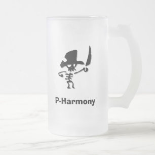 Taza De Cristal Esmerilado Pirate PHarmony