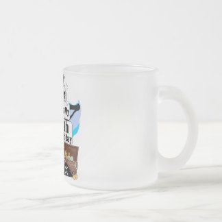 Taza De Cristal Esmerilado Piratee las 4tas camisetas y regalos del