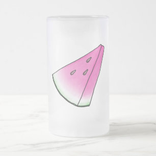 Taza De Cristal Esmerilado Pista de sandía