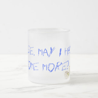 Taza De Cristal Esmerilado ¡Pistacho a ir!