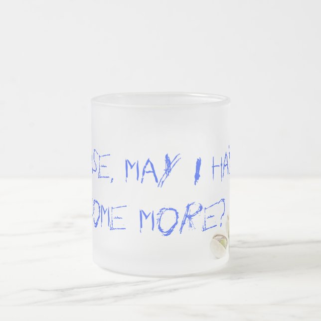 Taza De Cristal Esmerilado ¡Pistacho a ir! (Centro)