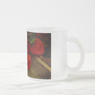 Taza De Cristal Esmerilado Planta De Linternas Chinas Con Fruta