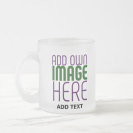 TAZA DE CRISTAL ESMERILADO PLANTILLA DE TEXTO DE IMAGEN BLANCA SIMPLE EDITABL