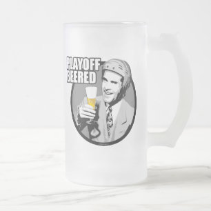 Taza De Cristal Esmerilado Playoff de hockey