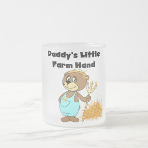 Taza De Cristal Esmerilado Pocas camisetas y regalos de la mano de la granja