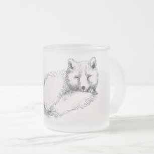 TAZA DE CRISTAL ESMERILADO POLAR FOX
