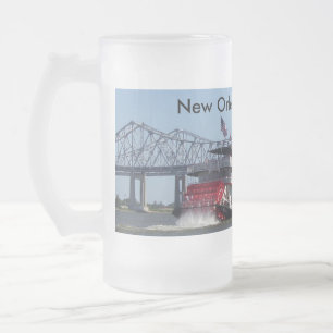 Taza De Cristal Esmerilado Policía motorizado de la paleta