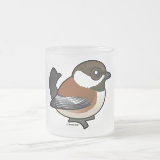 Taza De Cristal Esmerilado Pollo de castaña