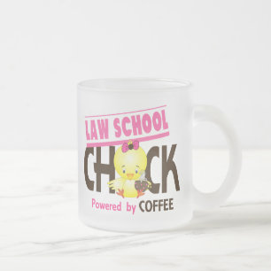 Taza De Cristal Esmerilado Polluelo 4 del colegio de abogados