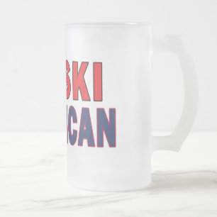 Taza De Cristal Esmerilado Polski American