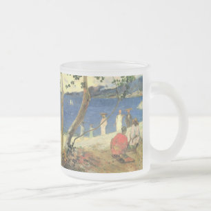 Taza De Cristal Esmerilado Portaaviones Paul Gauguin Fruit en Turn Cove o Mar